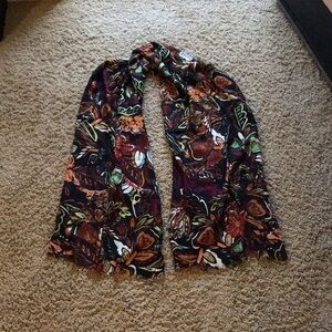 2/$12 3/$18 Jones New Jones scarf  black floral